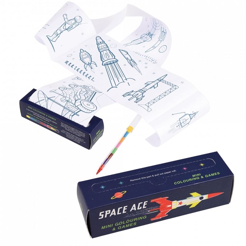 Rex London - Space Age Mini Colouring And Games